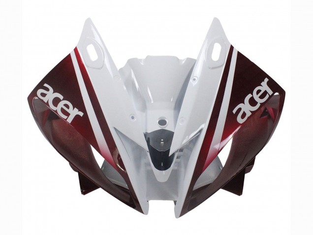 Comprar Carenados Moto Yamaha YZF 600 R6 2006-2007 - Blanco Rojo Granate Fiat Acer Yamalube