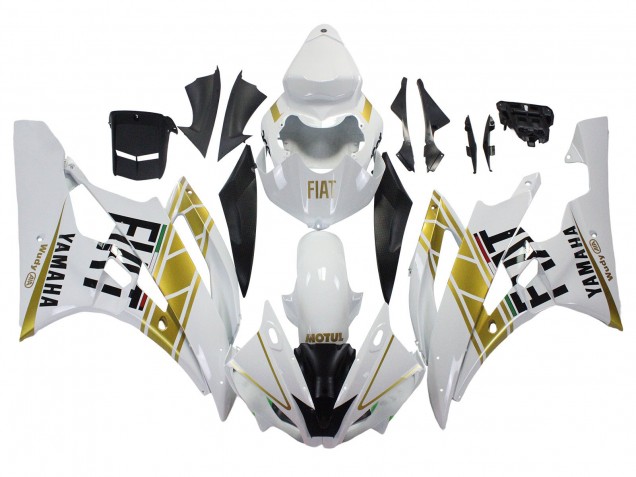 Comprar Carenados Moto Yamaha YZF 600 R6 2006-2007 - Blanco Oro Negro Fiat