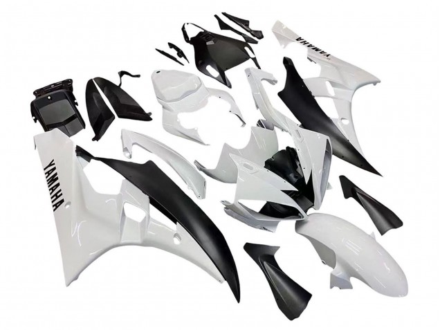 Comprar Carenados Moto Yamaha YZF 600 R6 2006-2007 - Blanco Negro Mate