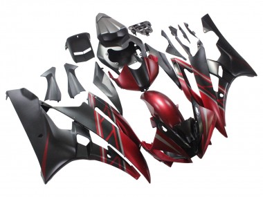 Comprar Carenados Moto Yamaha YZF 600 R6 2006-2007 - Rojo Negro Mate