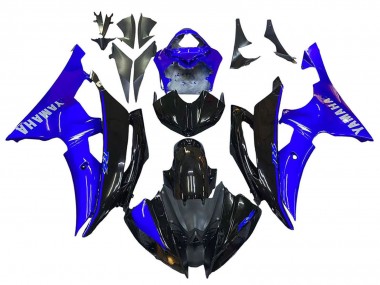 Comprar Carenados Moto Yamaha YZF 600 R6 2008-2016 - Azul Negro Brillante