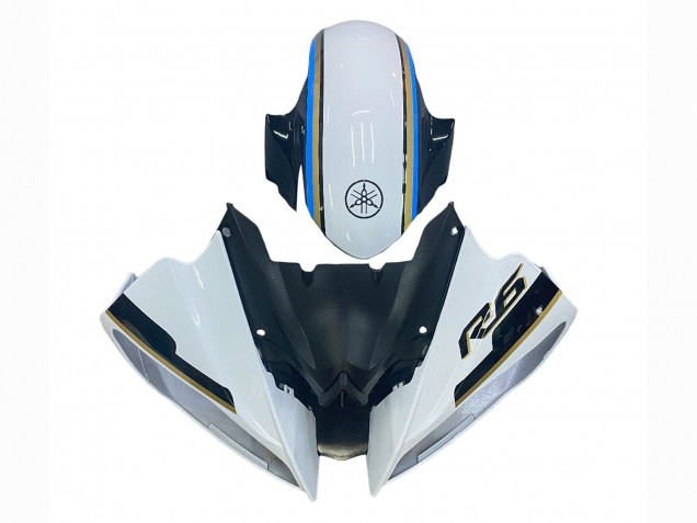 Comprar Carenado Moto Yamaha YZF 600 R6 2008-2016 - Blanco Azul Negro Brillante