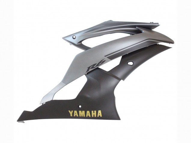 Comprar Carenados Moto Yamaha YZF 600 R6 2008-2016 - Gris Negro Mate Oro Calcomanías