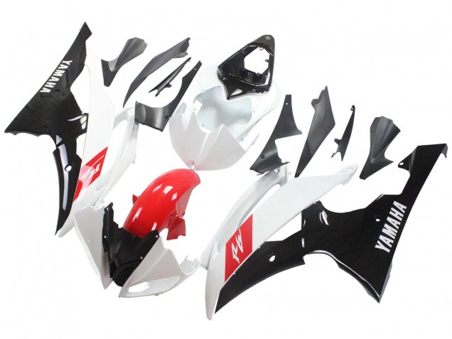 Comprar Carenados Moto Yamaha YZF 600 R6 2008-2016 - Blanco Rojo Negro Brillante