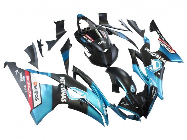 Comprar Carenados Moto Yamaha YZF 600 R6 2008-2016 - Azul Claro Negro Mate Petronas ENEOS