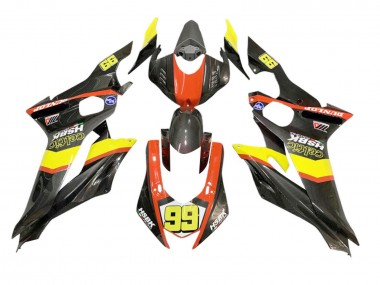 Comprar Carenados Moto Yamaha YZF 600 R6 2008-2016 - Amarillo Naranja Negro FibraCarbono Estilo