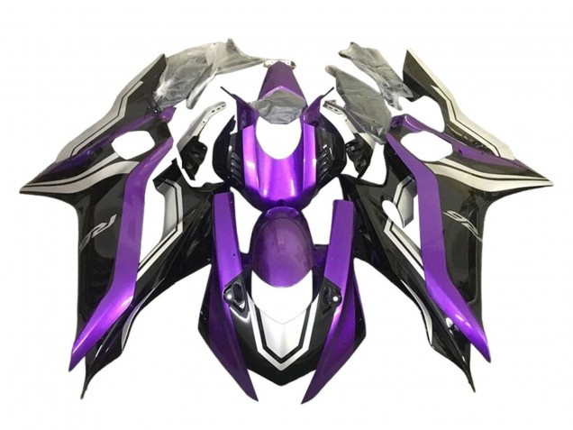 Comprar Carenados Moto Yamaha YZF 600 R6 2017-2025 - Plata Púrpura Negro Brillante