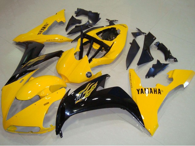 Comprar Carenados Moto Yamaha YZF R1 2004-2006 - Amarillo Negro Brillante