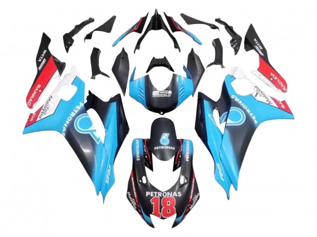 Comprar Carenados Moto Yamaha YZF 600 R6 2017-2025 - Blanco Azul Rojo Negro Petronas 18