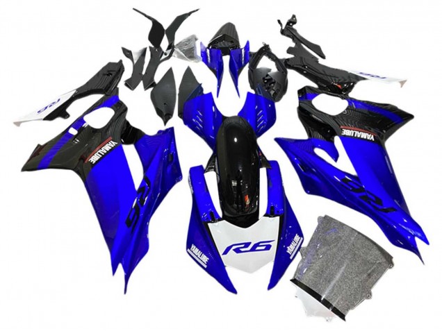Comprar Carenados Moto Yamaha YZF 600 R6 2017-2025 - Azul Negro Blanco