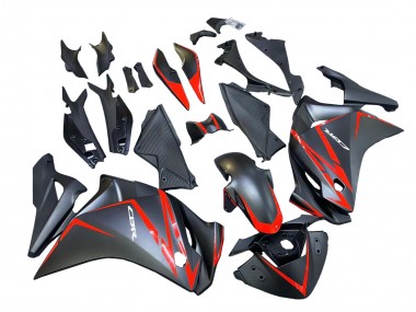 Comprar Carenados Moto Honda CBR250RR 2011-2015 - Negro Mate Rojo Raya