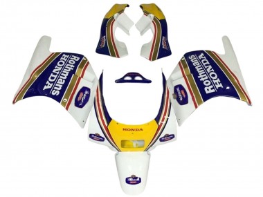 Comprar Carenados Moto Honda NSR250R 1988-1989 - Blanco Amarillo Azul Rothmans
