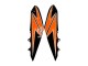 Comprar Carenados Moto Kawasaki Z1000 2010-2013 - Naranja Negro Brillante