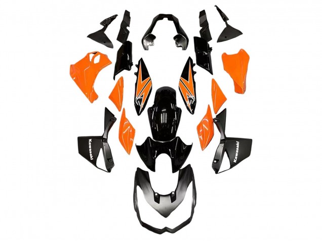 Comprar Carenados Moto Kawasaki Z1000 2010-2013 - Naranja Negro Brillante