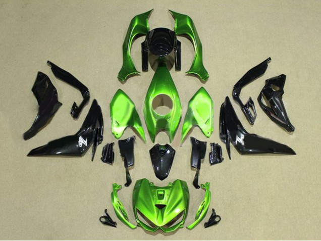 Comprar Carenados Moto Kawasaki Z1000 2014-2019 - Verde Negro Brillante