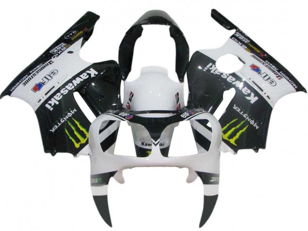 Comprar Carenados Moto Kawasaki ZX12R 2000-2001 - Blanco Negro Amarillo Elf Monstruo