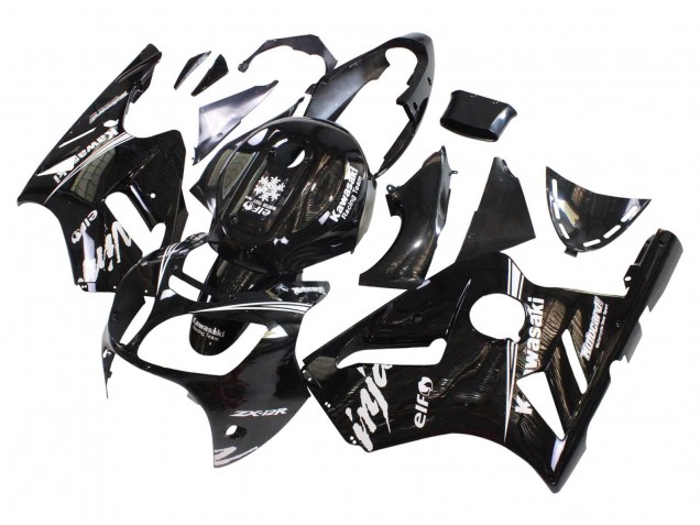 Comprar Carenados Moto Kawasaki ZX12R 2000-2001 - Negro Brillante Blanco Elf Nieve