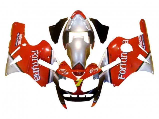 Comprar Carenados Moto Kawasaki ZX12R 2002-2006 - Rojo Plata Fortuna