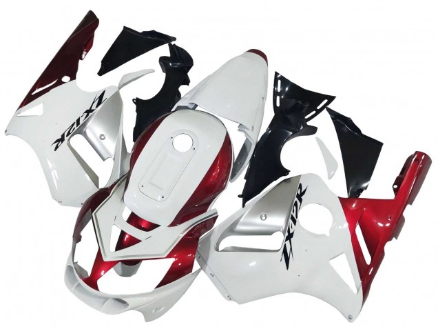 Comprar Carenados Moto Kawasaki ZX12R 2002-2006 - Blanco Rojo Negro