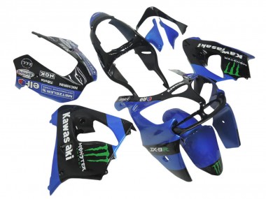 Comprar Carenados Moto Kawasaki ZX12R 2002-2006 - Azul Negro Verde Blanco Elf Monstruo