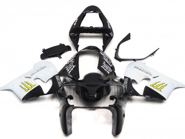 Comprar Carenados Moto Kawasaki ZX9R 2002-2003 - Blanco Negro Brillante Amarillo Monstruo