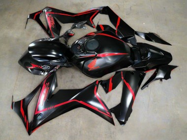 Comprar Carenados Moto Honda CBR650R 2019-2020 - Negro Brillante Rojo Raya