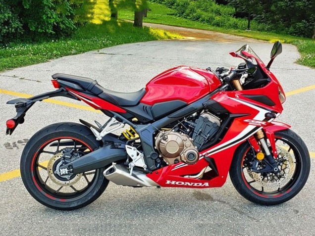 Comprar Carenados Moto Honda CBR650R 2021-2023 - Rojo Blanco Negro Raya