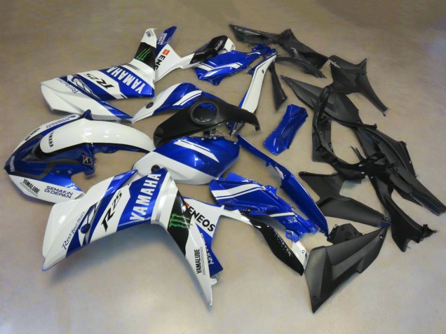 Comprar Carenados Moto Yamaha YZF R3/R25 2015-2018 - Blanco Azul Yamalube ENEOS Monstruo