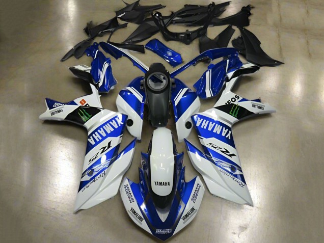 Comprar Carenados Moto Yamaha YZF R3/R25 2015-2018 - Blanco Azul Yamalube ENEOS Monstruo