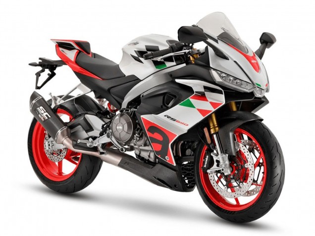 Comprar Carenados Moto Aprilia RS660 2020-2024 - Blanco Rojo Negro FibraCarbono Verde