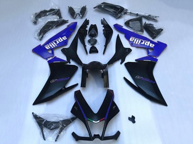 Comprar Carenados Moto Aprilia RSV4 1000 2009-2015 - Negro Mate Azul