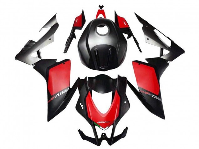 Comprar Kits Carenado Moto Aprilia RSV4 1000 2009-2015 - Negro Mate Rojo Gris