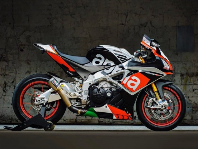 Comprar Carenados Moto Aprilia RSV4 1000 2009-2015 - Negro Mate Plata Rojo Verde