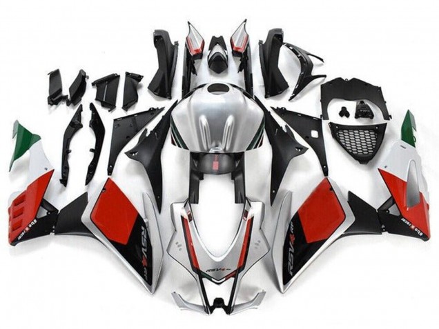 Comprar Kits Carenado Moto Aprilia RSV4 1000 2009-2015 - Plata Negro Rojo Verde