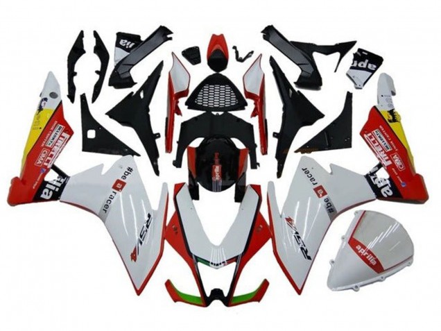 Comprar Carenados Moto Aprilia RSV4 1000 2009-2015 - Blanco Rojo Negro Amarillo