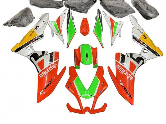 Comprar Carenados Moto Aprilia RSV4 1000 2009-2015 - Rojo Verde Blanco Amarillo