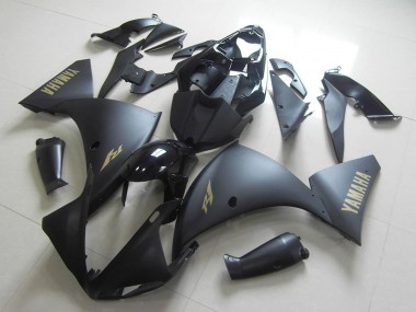 Comprar Carenados Moto Yamaha YZF R1 2009-2011 - Negro Brillante Negro Mate Oro Calcomanías