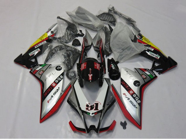 Comprar Carenados Moto Aprilia RSV4 1000 2009-2015 - Plata Rojo Negro Amarillo