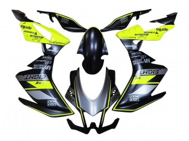 Comprar Carenados Moto Aprilia RSV4 1000 2016-2020 - Negro Mate Gris Amarillo