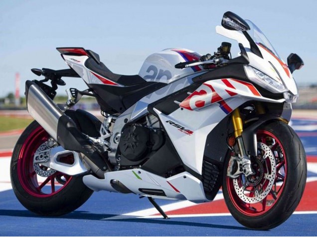 Comprar Carenados Moto Aprilia RSV4 1100 2021-2024 - Blanco Rojo Azul