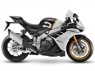 Comprar Carenados Moto Aprilia RSV4 1100 2021-2024 - Blanco Mate Negro Oro