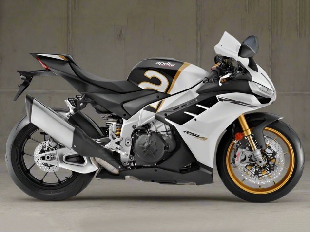 Comprar Carenados Moto Aprilia RSV4 1100 2021-2024 - Blanco Negro Oro