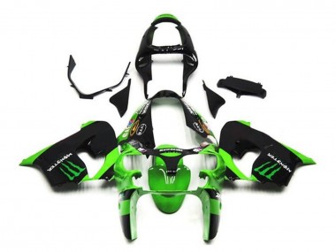 Comprar Carenados Moto Kawasaki ZX9R 2002-2003 - Verde Negro Monstruo