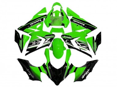 Comprar Carenados Moto Kawasaki ZX10R 2004-2005 - Negro Verde Plata