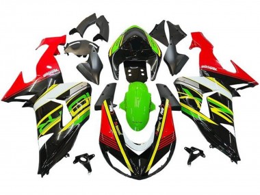Comprar Carenados Moto Kawasaki ZX10R 2006-2007 - Rojo Verde Amarillo Negro