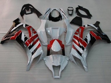 Comprar Carenados Moto Kawasaki ZX10R 2011-2015 - Blanco Rojo Negro Raya