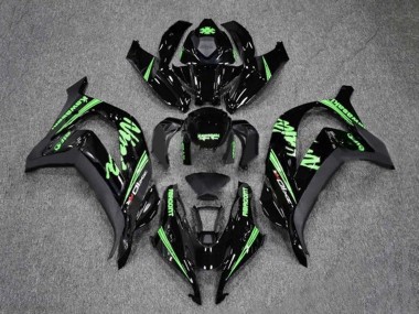 Comprar Carenados Moto Kawasaki ZX10R 2016-2020 - Negro Brillante Verde