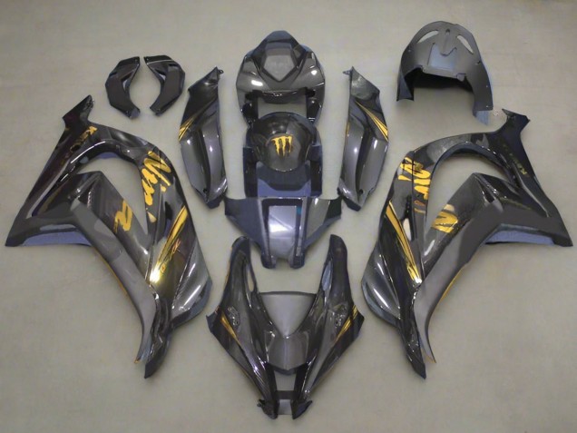 Comprar Carenados Moto Kawasaki ZX10R 2016-2020 - Falso FibraCarbono Oro