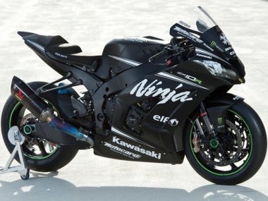 Comprar Carenados Moto Kawasaki ZX10R 2016-2020 - Negro Mate Blanco Elf Ninja