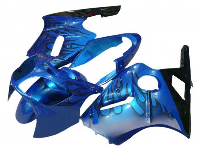Comprar Carenados Moto Kawasaki ZX12R 2000-2001 - Azul Negro Llama